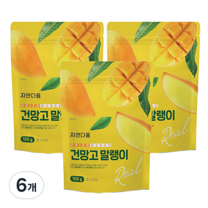 자연다움 건망고 슬라이스, 6개, 100g