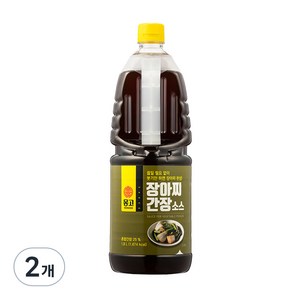 몽고간장 장아찌간장소스, 2개, 1.8L