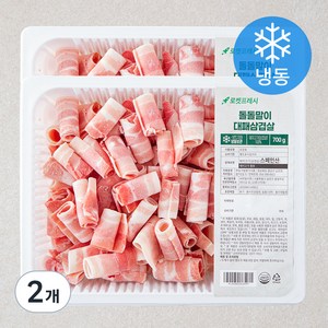 돌돌말이 대패삼겹살 (냉동), 700g, 2개