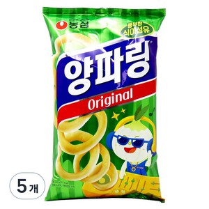 농심 양파링 오리지널, 80g, 5개