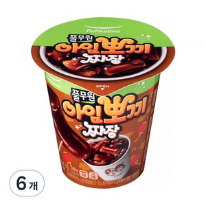 풀무원 아임뽀끼 짜장 떡볶이, 100g, 6개