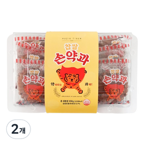 무직타이거 찹쌀 손약과 9p, 450g, 2개