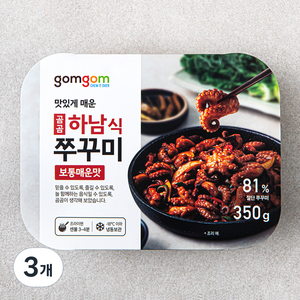 곰곰 하남식쭈꾸미 보통매운맛 (냉동), 350g, 3개