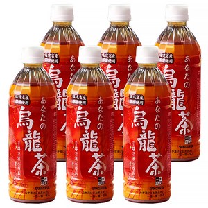 산가리아 우롱차, 500ml, 6개