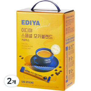 이디야 스페셜 모카블렌드 커피믹스, 2개, 120개입, 11.5g