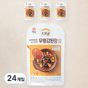 다담 우렁 강된장 양념, 140g, 24개입