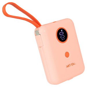 아트일렉 미니 보조배터리 10000mAh, AEC-001, 핑크