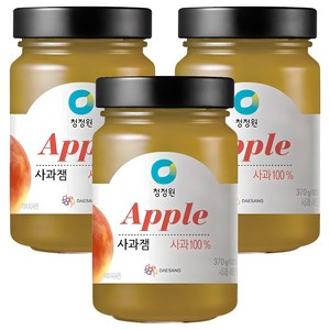 청정원 사과잼, 370g, 3개
