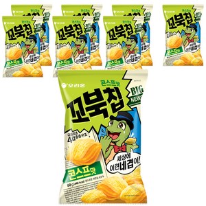 오리온 꼬북칩 콘스프맛, 80g, 8개