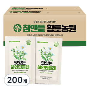 참앤들황토농원 맛있는 하얀 민들레, 90ml, 200개