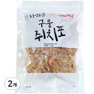 더먹다 자연오감 구운쥐치포 15마리, 145g, 2개