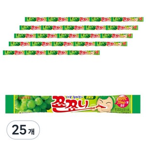 롯데웰푸드 쫀쪼니 청포도, 29g, 25개