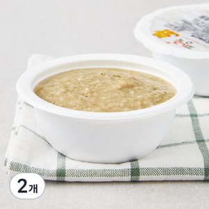 짱죽 초기 7개월 부터 묽은죽 이유식, 혼합맛(한우 / 시금치), 160g, 2개