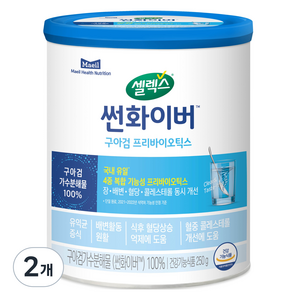 셀렉스 썬화이버 프리바이오틱스 유산균, 250g, 2개