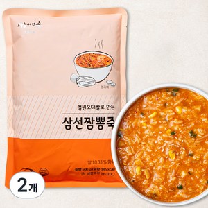 서울마님죽 삼선 짬뽕죽 (냉장), 500g, 2개