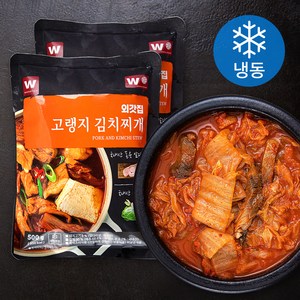 외갓집 고랭지 김치찌개 (냉동), 2개, 500g