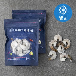 알찬해 블랙타이거 새우살 (냉동), 200g, 2개