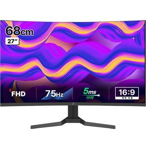 주연테크 FHD 1500R 커브드 모니터, 68cm, V27FC-75(일반)