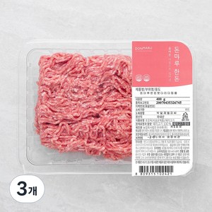 돈마루 한돈 뒷다리 다짐육 (냉장), 400g, 3개