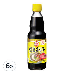 오뚜기 쇠고기장국, 6개, 360ml