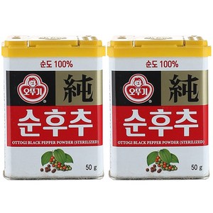 오뚜기 순후추, 50g, 2개