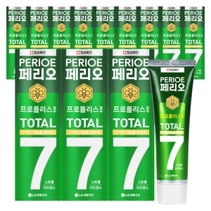 페리오 토탈7프로 스트롱 어드밴스 치약, 120g, 12개