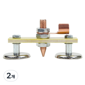 세인티에프 용접 접지 자석 더블타입, 2개