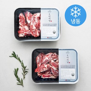 6다이닝 호주산 곡물 소갈비살 (냉동), 300g, 2개