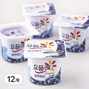 요플레 블루베리 멀티 85g, 12개입