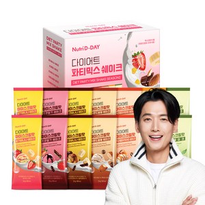 뉴트리디데이 다이어트 파티믹스 쉐이크 7종 세트, 350g, 1세트