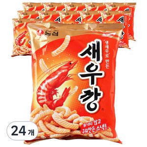 농심 새우깡, 180g, 24개