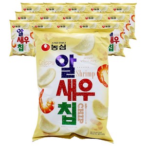 농심 알새우칩, 130g, 16개