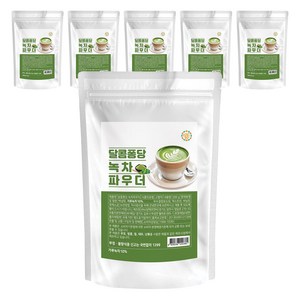 달콤퐁당 녹차 파우더, 500g, 1개입, 6개