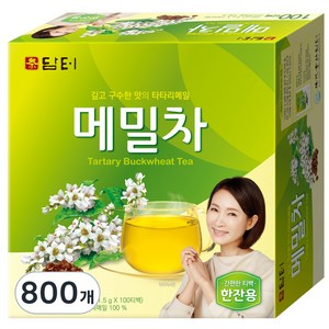 담터 메밀차100T/차/티백, 1.5g, 100개입, 8개