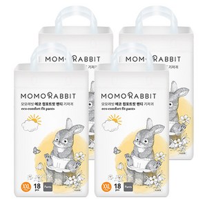 모모래빗 에코컴포트핏 팬티기저귀 유아용, 점보형(2XL), 72매