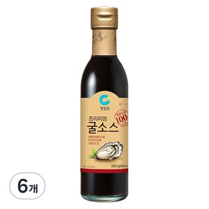 청정원 프리미엄 굴소스, 500g, 6개