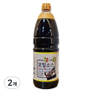 첫맛 모밀소스, 2.1kg, 2개