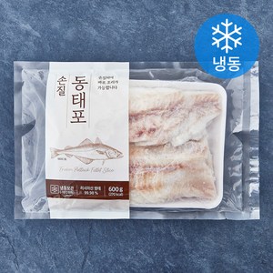 손질 동태포 (냉동), 1개, 600g