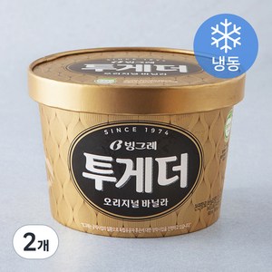 빙그레 투게더 오리지널 바닐라 아이스크림 (냉동), 900ml, 2개