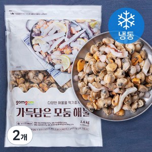 곰곰 가득담은 모둠 해물(냉동), 1.6kg, 2개