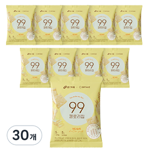 빙그레 99칼로리칩 버터솔트, 30g, 30개