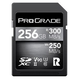 프로그레이드 V90 SD 메모리 카드 UHS-2 SDXC, 256GB, 1개