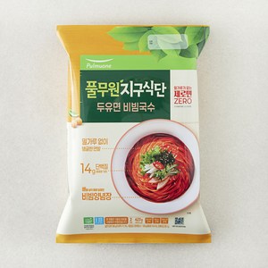 풀무원 지구식단 얇은 두유면 비빔국수, 423g, 1개