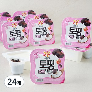 요플레 토핑 다크초코, 125g, 24개