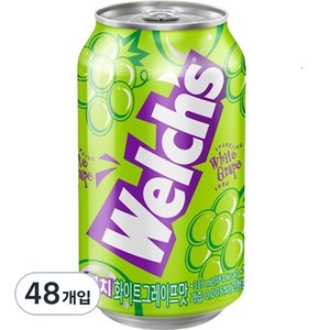 웰치스 청포도, 355ml, 48개