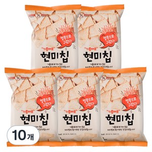 기름제로현미칩 스낵, 60g, 10개