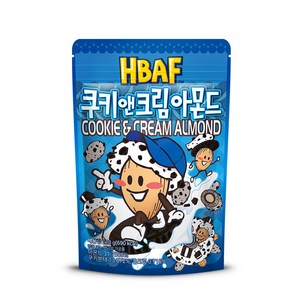 바프 쿠키 앤 크림 아몬드, 120g, 1개