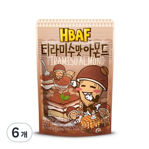 바프 티라미수맛 아몬드, 120g, 6개