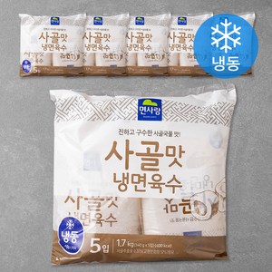 면사랑 사골맛냉면육수 1.7kg x 6개세트 (냉동), 6개