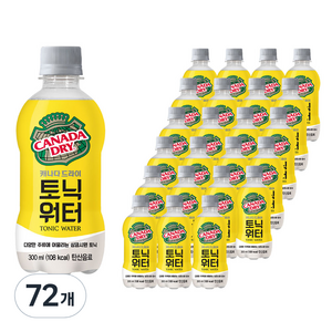 캐나다드라이 토닉워터 300ml, 72개